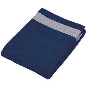 Kariban K118 - VELOUR BEACH TOWEL Navy/White