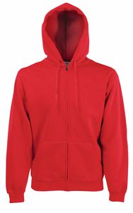 Fruit of the Loom SS822 - Premium 70/30 hooded sweatshirt jacket Red