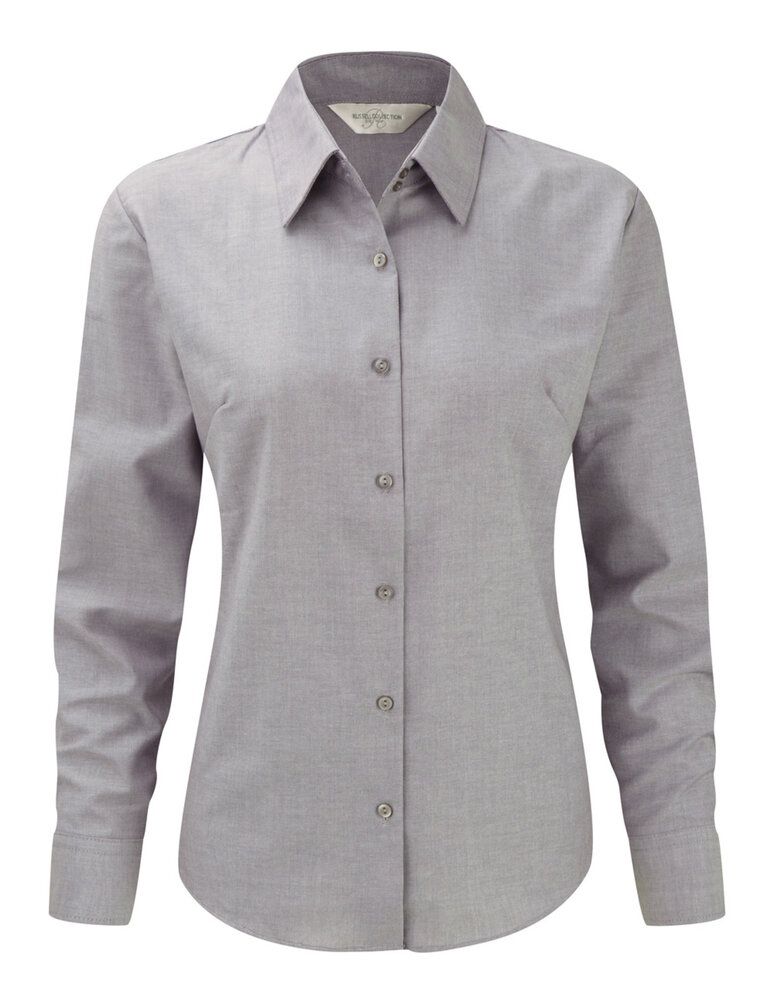 Russell Collection J932F - Women's long sleeve easycare Oxford shirt