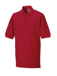 Russell J569M - Classic cotton piqué polo Classic Red