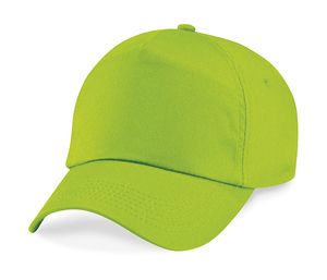 Beechfield B10b - Children's 5 Panel Cap 100% cotton Lime Green