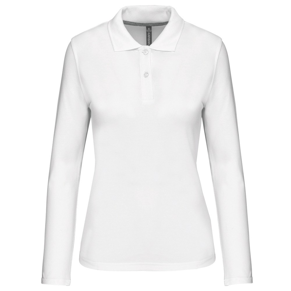 Kariban K244 - LADIES' LONG SLEEVE PIQUE POLO SHIRT