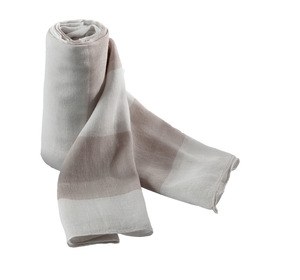 K-up KP067 - CHECHE SCARF Beige / White