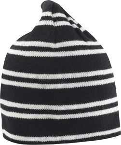 Result R354X - TEAM REVERSIBLE BEANIE Black / White / Black