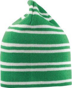 Result R354X - TEAM REVERSIBLE BEANIE Kelly Green / White / Kelly Green