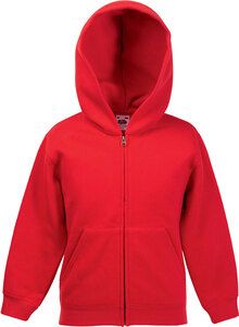 Fruit of the Loom SC62045 - Kids Hooded Sweat Jacket (62-045-0) Red