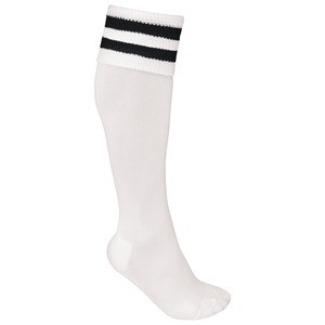 ProAct PA015 - STRIPED SPORTS SOCKS White / Black