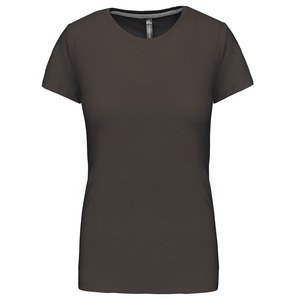 Kariban K380 - LADIES' SHORT SLEEVE CREW NECK T-SHIRT Dark Grey