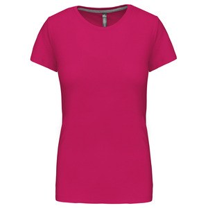 Kariban K380 - LADIES' SHORT SLEEVE CREW NECK T-SHIRT Fuchsia