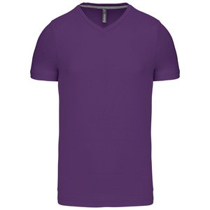 Kariban K357 - MEN'S SHORT SLEEVE V-NECK T-SHIRT Purple