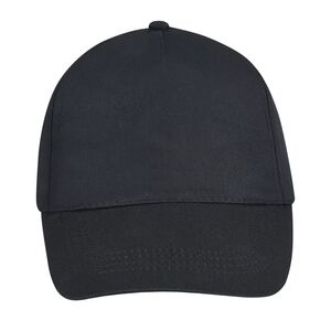 SOL'S 88119 - Buzz Five Panel Cap Black