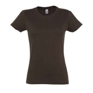 SOL'S 11502 - Imperial WOMEN Round Neck T Shirt Chocolate