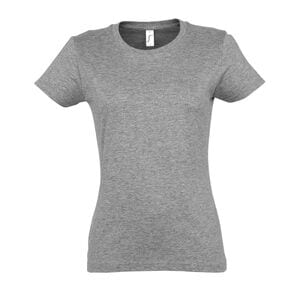 SOL'S 11502 - Imperial WOMEN Round Neck T Shirt Heather Gray