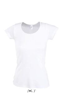 SOL'S 11865 - WOMEN'S ROUND COLLAR T-SHIRT MOODY White