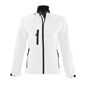 SOL'S 46800 - ROXY Women's Soft Shell Zipped Jacket White