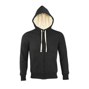 SOL'S 00584 - SHERPA Unisex Zipped Jacket With "Sherpa" Lining Black
