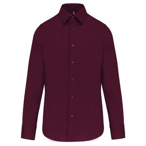 Kariban K529 - MEN'S LONG SLEEVE STRETCH SHIRT Wine