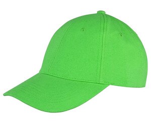 Result RC081 - Visor Cap 6 Panels 100% Cotton Lime