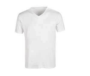 Sans Étiquette SE683 - No Label V Neck T-Shirt White