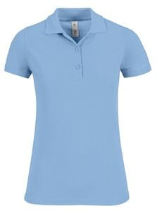 B&C BC409 - Women's Polo Saffron Timeless Sky Blue