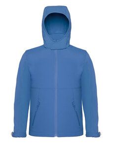 B&C BC651 - Hooded Soft-Shell Azure