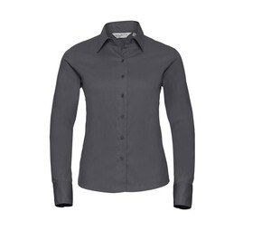 Russell Collection JZ16F - Long Sleeve Classic Twill Shirt