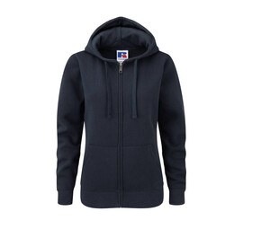 Russell JZ66F - Authentic Zipped Hood French Navy