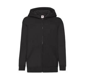 Fruit of the Loom SC379 - Hooded Sweat Jacket (62-045-0) Black