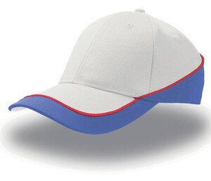 Atlantis AT088 - Contrasting 6-panel cap White/Royal