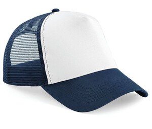 Beechfield BF640 - Half Mesh Trucker Navy/White