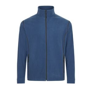SOL'S 00586 - NOVA MEN Micro Fleece Zipped Jacket Slate Blue/Grey 