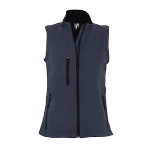 SOL'S 46801 - RALLYE WOMEN Sleeveless Soft Shell Jacket French Navy