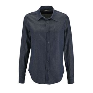 SOL'S 02101 - BARRY WOMEN Denim Shirt Denim brut