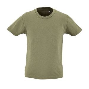 SOL'S 02078 - Milo Kids Kids Round Neck Short Sleeve T Shirt Khaki