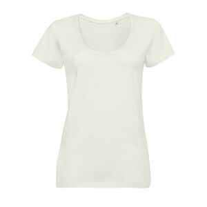 SOL'S 02079 - Metropolitan Women's Low Cut Round Neck T Shirt Creamy green