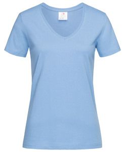 Stedman STE2700 - Classic women's v-neck t-shirt Light Blue