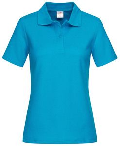 Stedman STE3100 - Women's short-sleeved polo shirt Ocean Blue