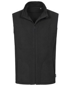 Stedman STE5010 - Fleece vest for men Black Opal