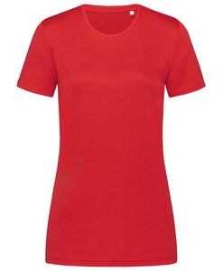 Stedman STE8100 - ss active sports-t women's round neck t-shirt Crimson Red