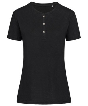 Stedman STE9530 - Sharon ss womens round neck t-shirt with buttons