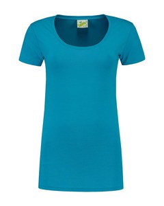 Lemon & Soda LEM1268 - T-shirt Crewneck cot/elast SS for her Turquoise