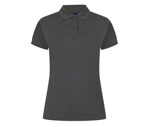 Henbury HY476 - Breathable women's polo shirt Charcoal