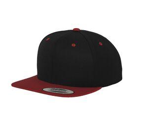 Flexfit 6089MT - Bicolor Snapback Cap Black / Red
