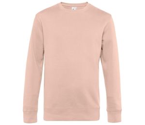 B&C BCU01K - Straight Sleeve Sweatshirt 280 KING Soft Rose