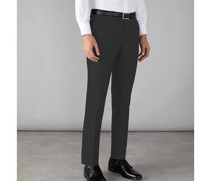 CLUBCLASS CC1003 - Edgware Men's Slim Fit Suit Pants Black