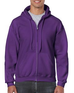 Gildan GN960 - Men's Big Zip Hoodie Purple