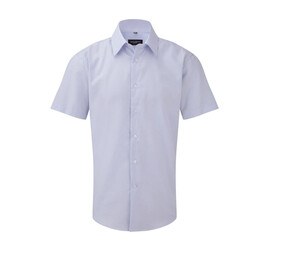 Russell Collection JZ923 - Fitted Oxford Shirt Blue Oxford