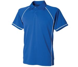 Finden & Hales LV370 - cool plus® breathable polo shirt Royal / White