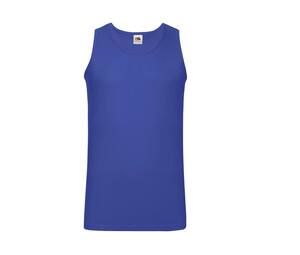 Fruit of the Loom SC235 - Men Tank Top 100% Cotton Royal Blue