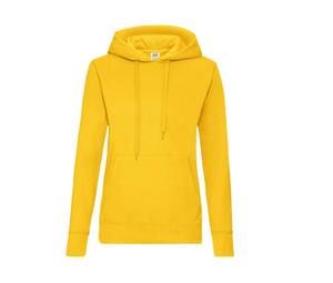 Fruit of the Loom SC269 - Women's Hoodie With Kangaroo Pocket Sunflower